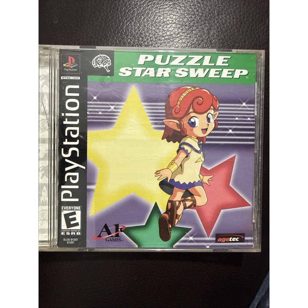 Puzzle Star Sweep (Playstation PS1, 2000) CIB